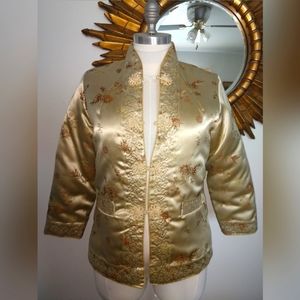 Mandarin Chinese Style Jacket Large embroidered